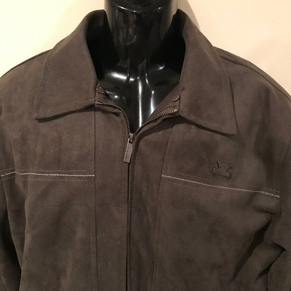 Men's Emporio & Co. Suede Jacket - Picture 9 of 14